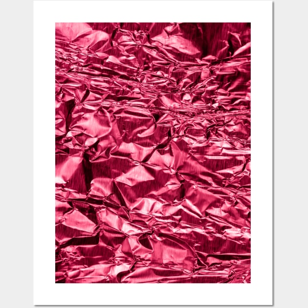 glamour 017 red glittery Foil Wall Art by pASob